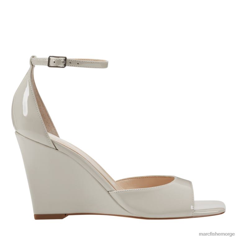 Marc Fisher Norge - camira kile sandal kvinner elfenbenspatent Marc Fisher D0BZ0245