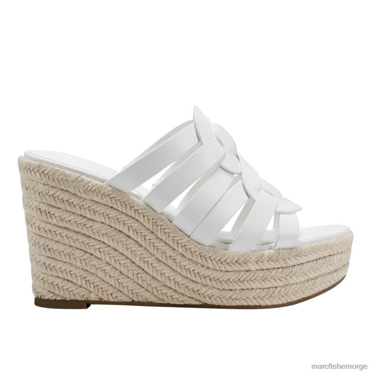 Marc Fisher Norge - cazzie espadrille wedge sandal kvinner hvit Marc Fisher D0BZ0240