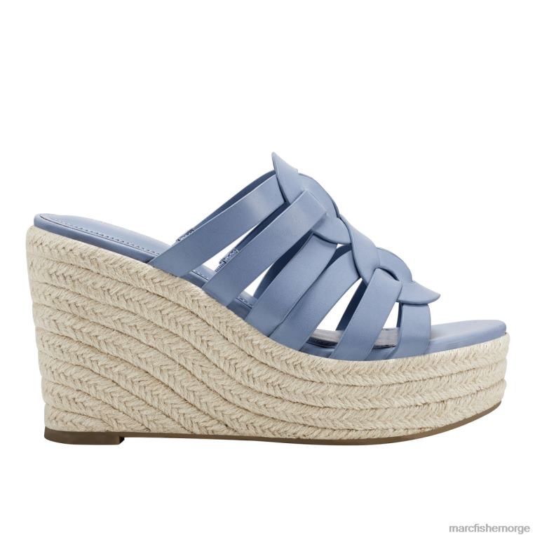 Marc Fisher Norge - cazzie espadrille wedge sandal kvinner middels blå Marc Fisher D0BZ0259