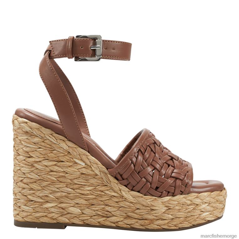 Marc Fisher Norge - godina espadrille kile sandal kvinner mørk naturlig Marc Fisher D0BZ0242