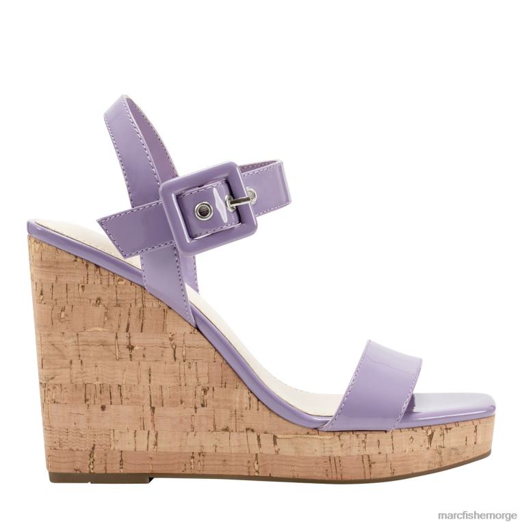 Marc Fisher Norge - lukey wedge sandal kvinner lavendel patent Marc Fisher D0BZ0263