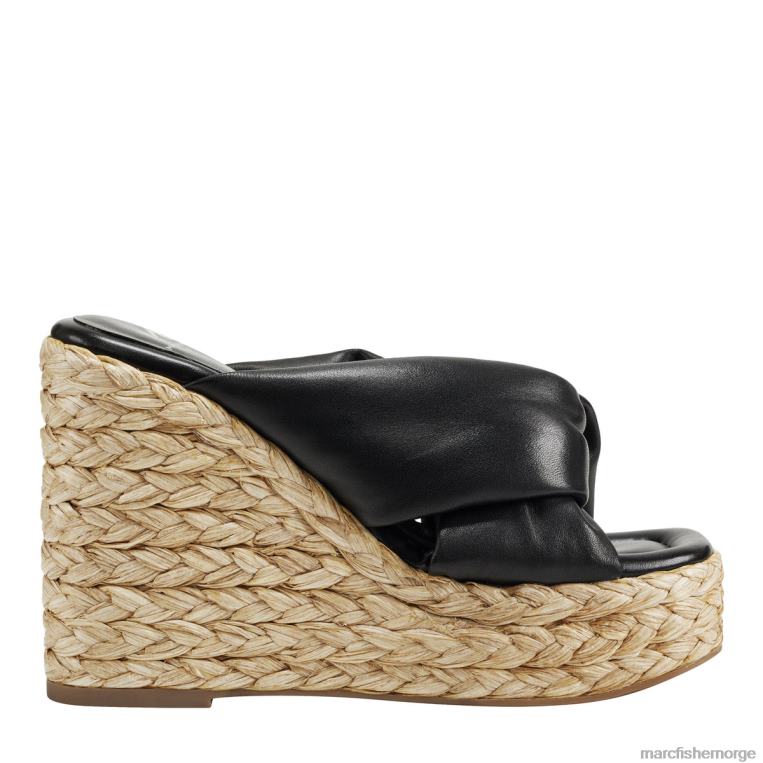 Marc Fisher Norge - navina espadrillesandaler kvinner svart skinn Marc Fisher D0BZ0217