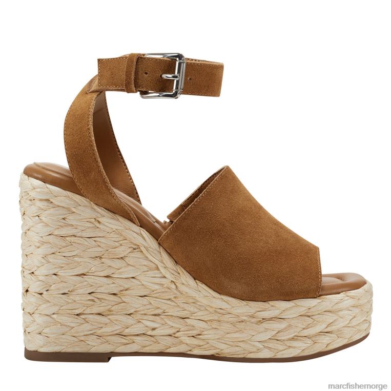 Marc Fisher Norge - nelly espadrille kile sandal kvinner medium naturlig semsket skinn Marc Fisher D0BZ0221