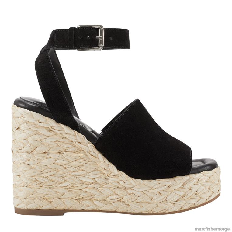 Marc Fisher Norge - nelly espadrille kile sandal kvinner svart Marc Fisher D0BZ0210
