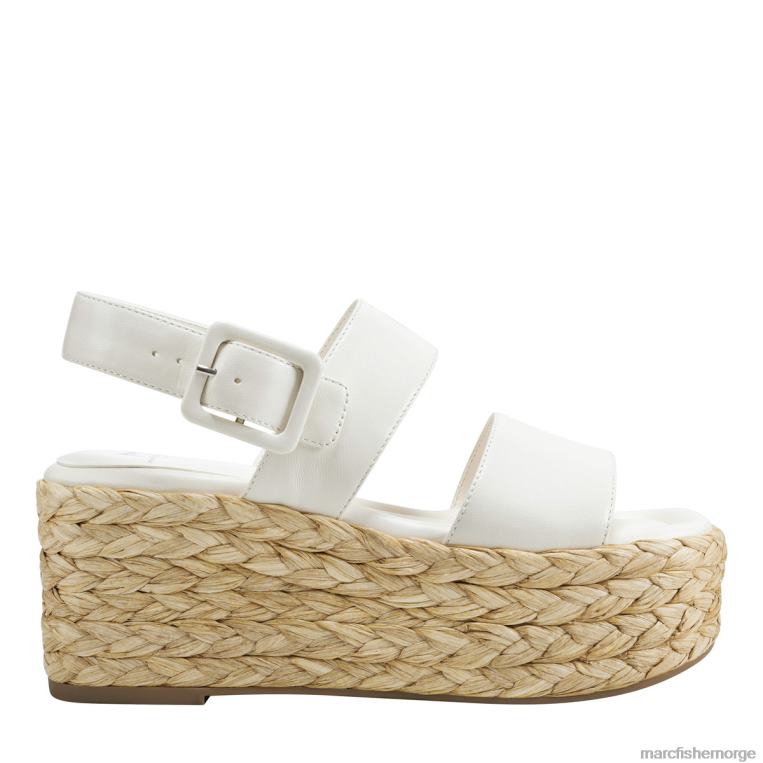 Marc Fisher Norge - patryce espadrillesandaler med plattform kvinner nytt kremskinn Marc Fisher D0BZ0203