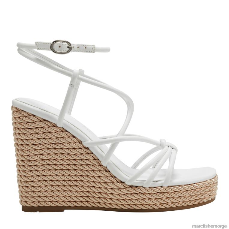 Marc Fisher Norge - zarah espadrillesandaler med reim kvinner hvit Marc Fisher D0BZ0219