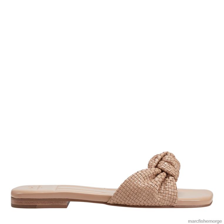 Marc Fisher Norge - Marlon flat glidesandaler kvinner lett sandskinn Marc Fisher D0BZ0283