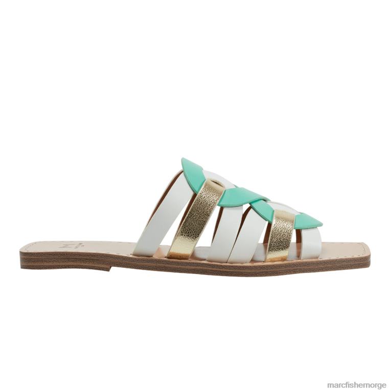 Marc Fisher Norge - kimiko flat sandal kvinner hvit Marc Fisher D0BZ0306