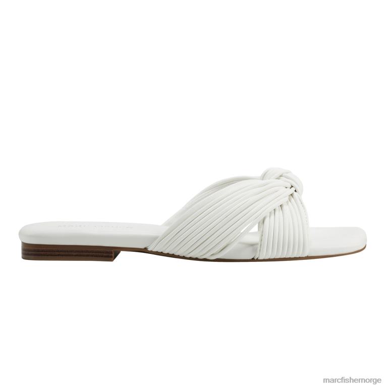 Marc Fisher Norge - laury flat sandal kvinner hvit Marc Fisher D0BZ0305
