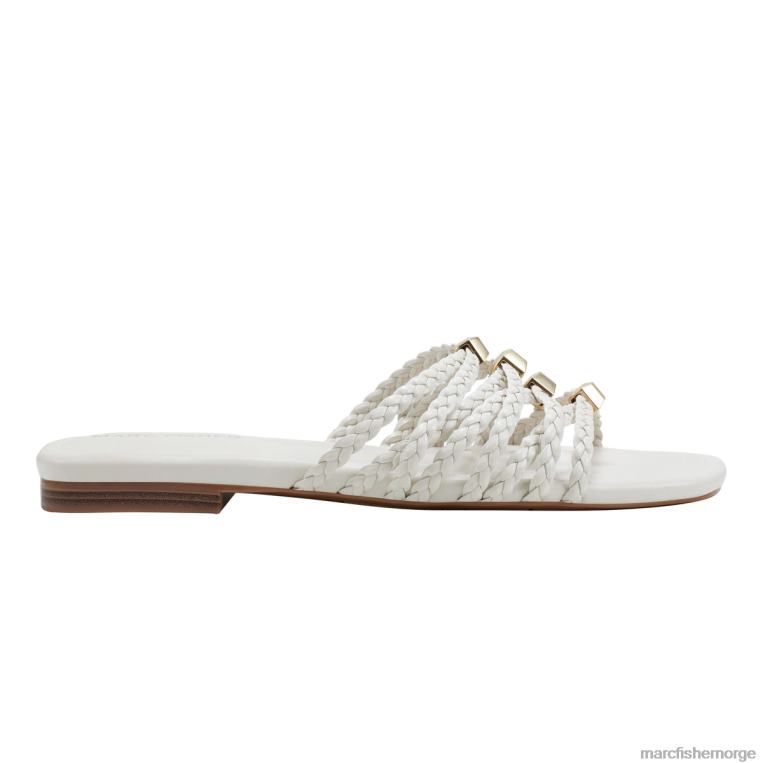 Marc Fisher Norge - lelina flat glidesandaler kvinner elfenbein Marc Fisher D0BZ0445