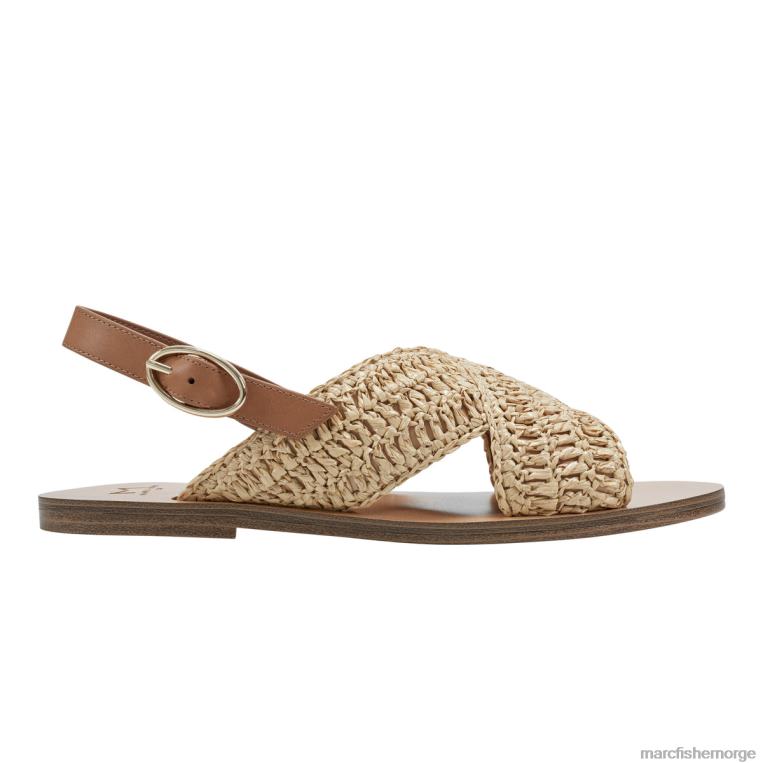Marc Fisher Norge - lonnie slingback flat sandal kvinner naturlig Marc Fisher D0BZ0274
