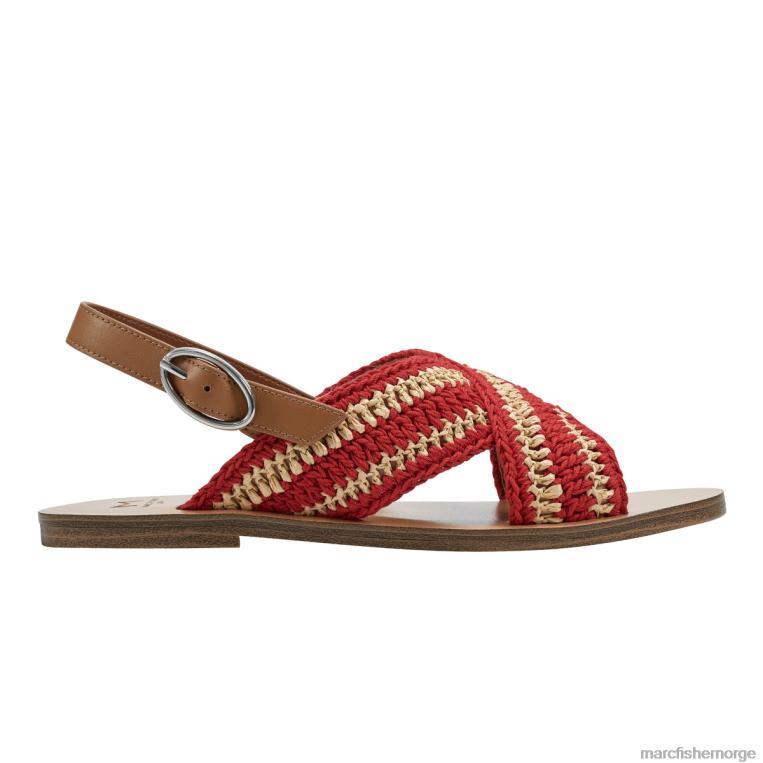 Marc Fisher Norge - lonnie slingback flat sandal kvinner rød Marc Fisher D0BZ0304
