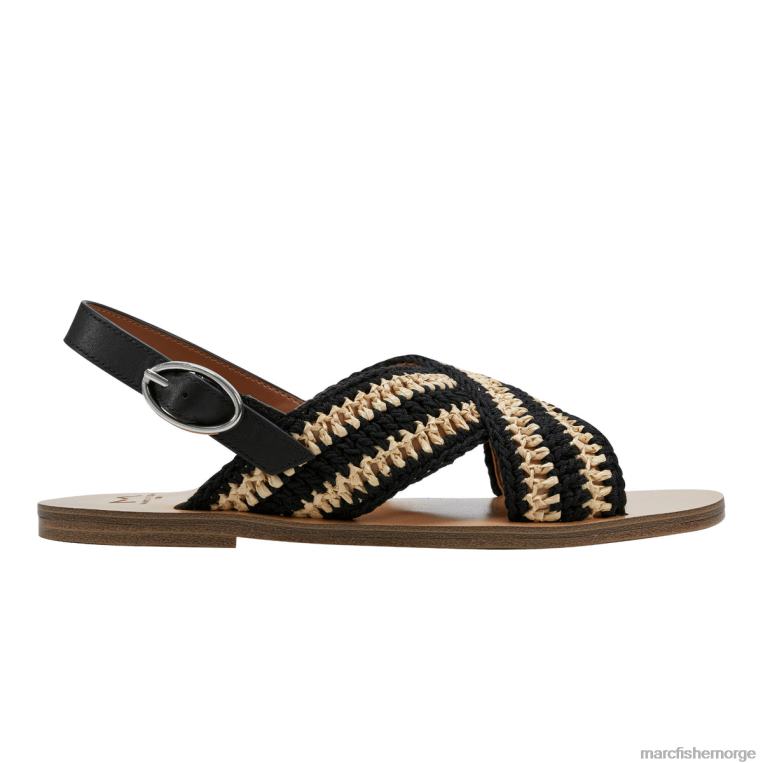 Marc Fisher Norge - lonnie slingback flat sandal kvinner svart Marc Fisher D0BZ0294