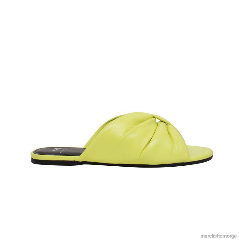 Marc Fisher Norge - olita flat glidesandaler kvinner gul Marc Fisher D0BZ0291