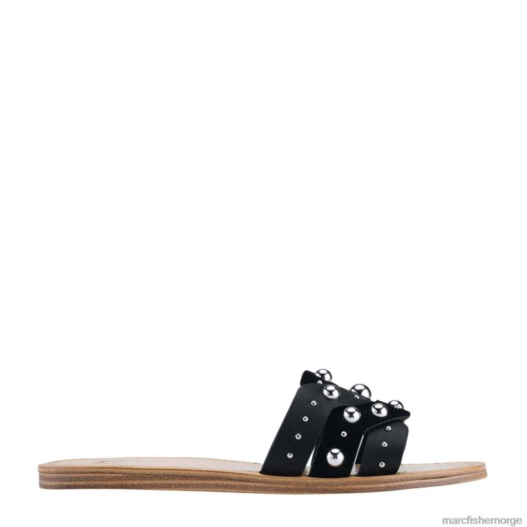 Marc Fisher Norge - paxton stud slide kvinner svart Marc Fisher D0BZ0327