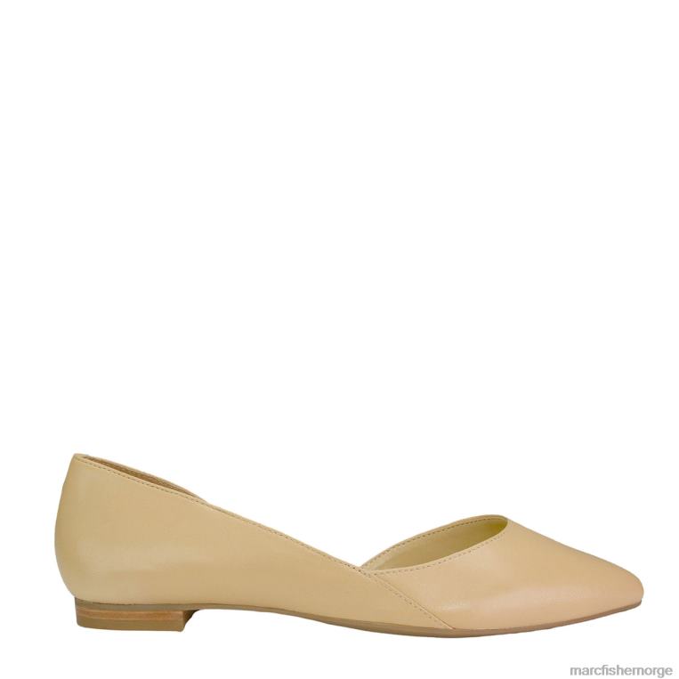 Marc Fisher Norge - solrik d'orsay flat kvinner lett sandskinn Marc Fisher D0BZ0298