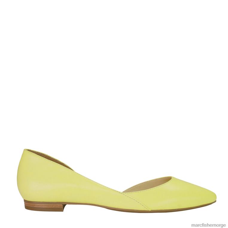Marc Fisher Norge - solrik d'orsay flat kvinner sitronskinn Marc Fisher D0BZ0317