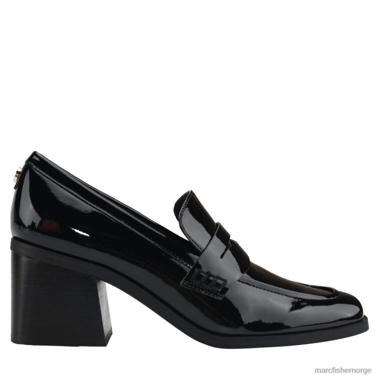Marc Fisher Norge - kchris loafer med hæl kvinner svart patent Marc Fisher D0BZ0424