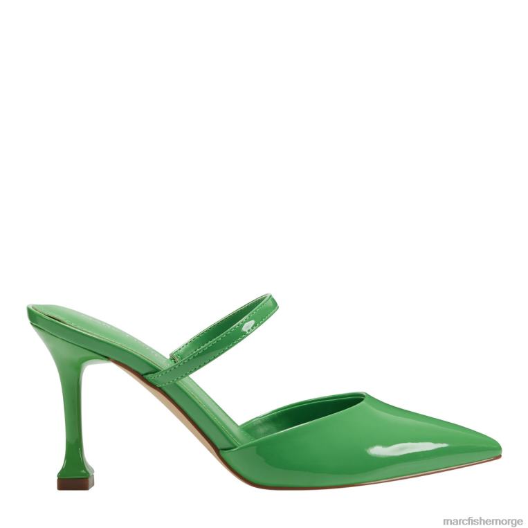 Marc Fisher Mules - hadais muldyr med hæl kvinner grønt patent Marc Fisher D0BZ0502
