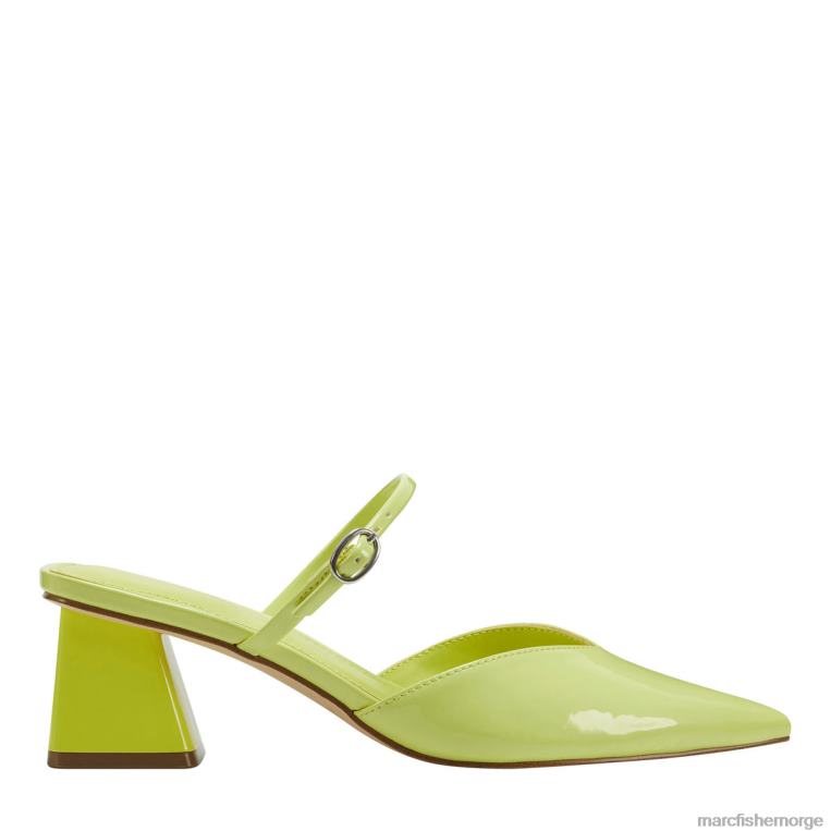 Marc Fisher Mules - innsjøhælt muldyr kvinner grønt patent Marc Fisher D0BZ0495