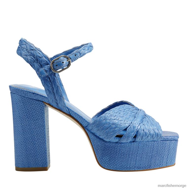 Marc Fisher Norge - chela slingback plattformsandaler kvinner middels blå Marc Fisher D0BZ0550