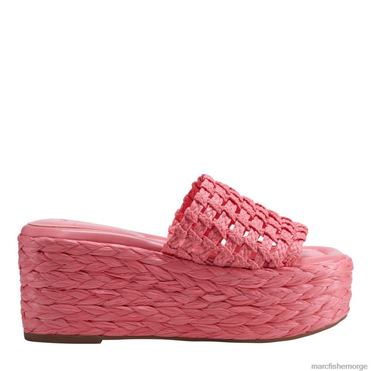 Marc Fisher Norge - priya espadrille plattformglidesandaler kvinner korall Marc Fisher D0BZ0256