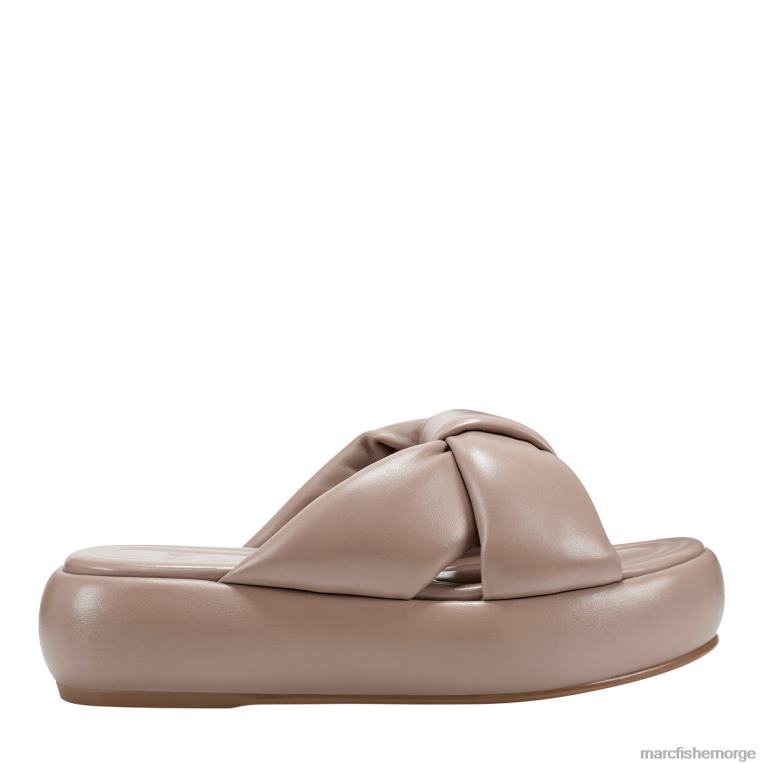 Marc Fisher Norge - vayle plattform glidesandaler kvinner taupe Marc Fisher D0BZ0554