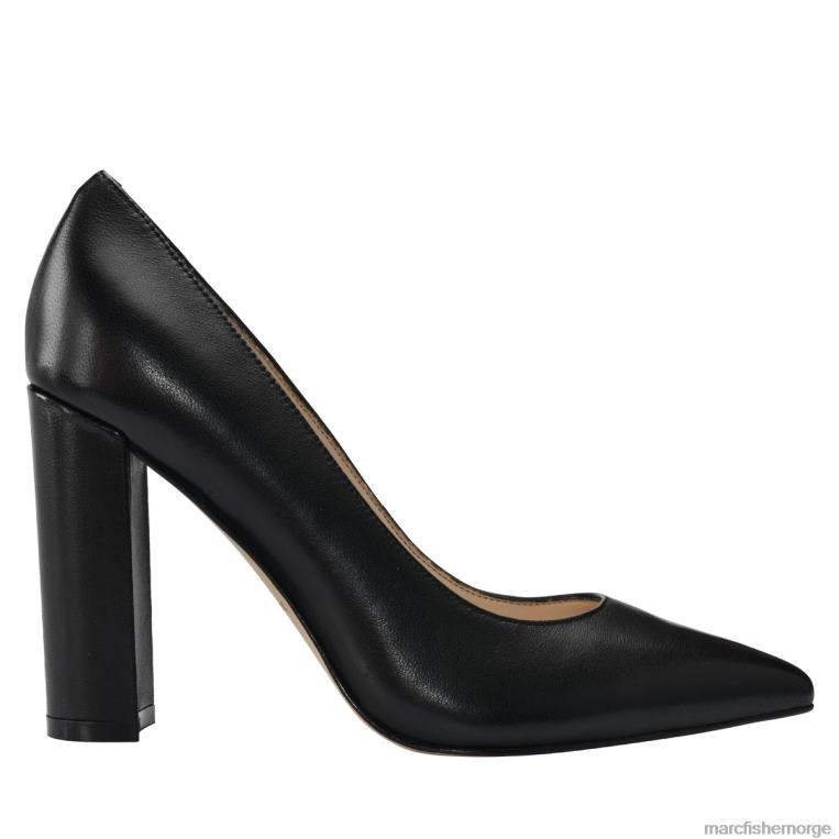 Marc Fisher Pumps - abilene block hæl spissen tå pumpe kvinner svart skinn Marc Fisher D0BZ0595