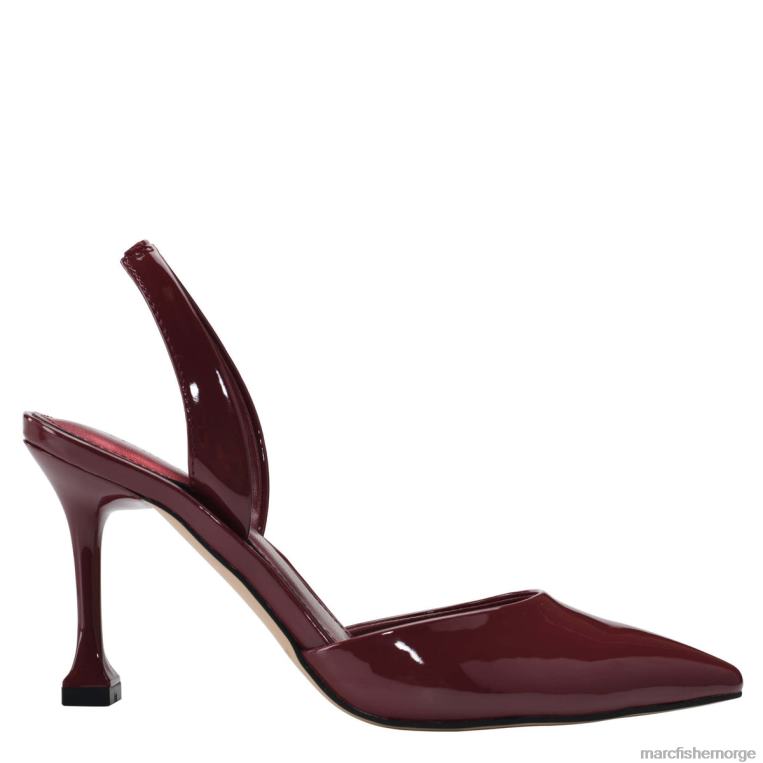 Marc Fisher Pumps - hadya slingback pumpe kvinner mørk rød patent Marc Fisher D0BZ0680