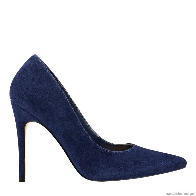 Marc Fisher Pumps - kodepumpe kvinner mørkeblå semsket skinn Marc Fisher D0BZ0612