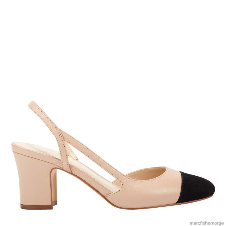 Marc Fisher Pumps - laynie block hæl pumpe kvinner naturlig Marc Fisher D0BZ0332