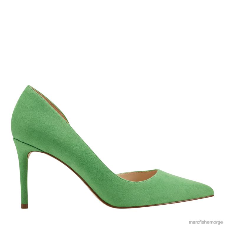 Marc Fisher Pumps - meryl d'orsay pumpe kvinner knallgrønt semsket skinn Marc Fisher D0BZ0635