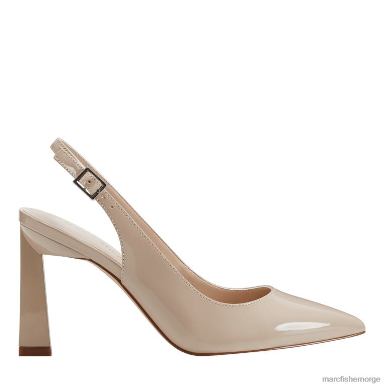 Marc Fisher Pumps - sannek slingback pumpe kvinner elfenbenspatent Marc Fisher D0BZ0651