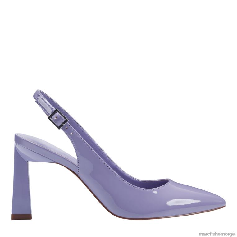 Marc Fisher Pumps - sannek slingback pumpe kvinner lilla patent Marc Fisher D0BZ0654