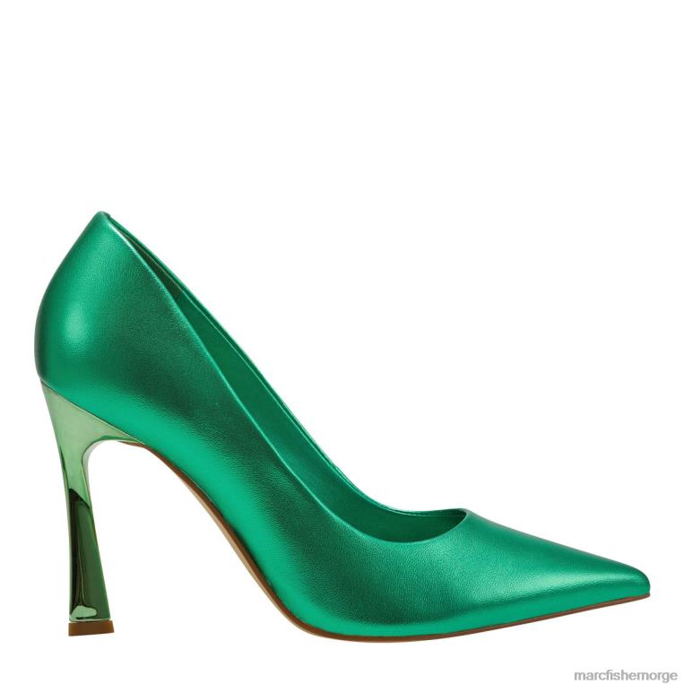 Marc Fisher Pumps - sassie pumpe med hæl kvinner grønt skinn Marc Fisher D0BZ0675