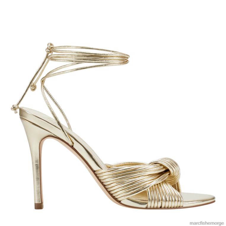 Marc Fisher Norge - Brista sandal med ankelhæl kvinner gull Marc Fisher D0BZ0377