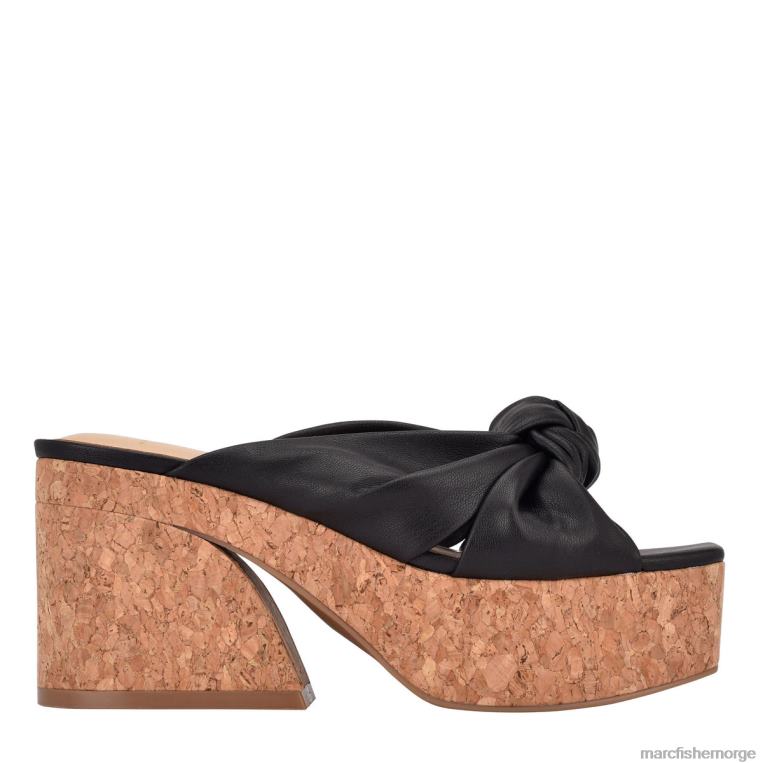 Marc Fisher Norge - arlee blokkhæl slip-on sandal kvinner svart Marc Fisher D0BZ0519