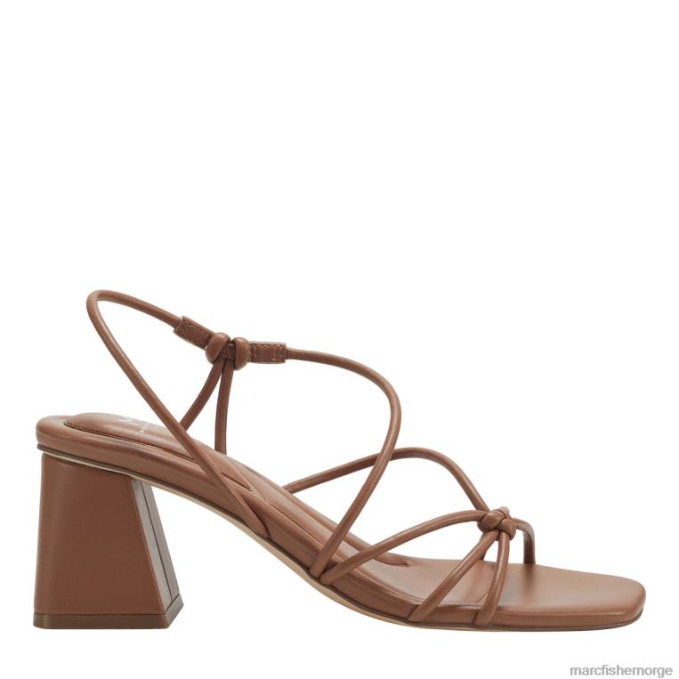 Marc Fisher Norge - calynda sandal med blokkhæl kvinner bagasje brun Marc Fisher D0BZ0359
