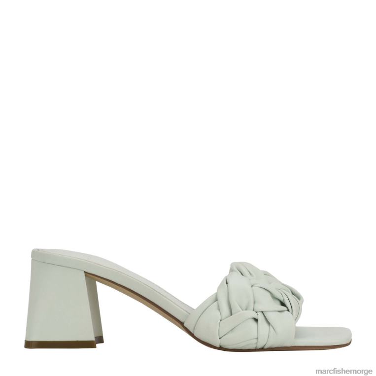 Marc Fisher Norge - cerita blokkhæl slip-on sandal kvinner lett mint skinn Marc Fisher D0BZ0526