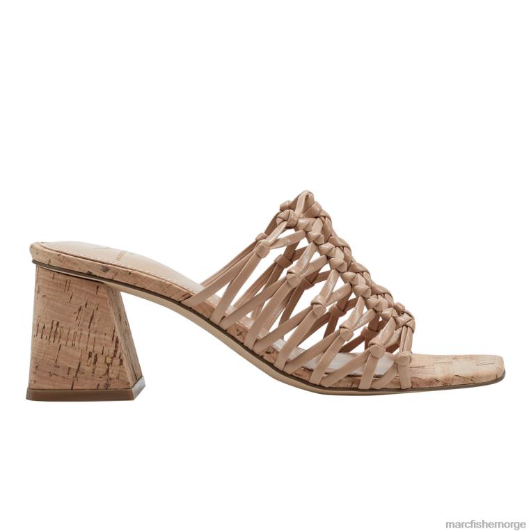 Marc Fisher Norge - colica block hæl sandal kvinner lys naturlig Marc Fisher D0BZ0453