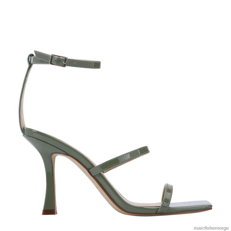Marc Fisher Norge - dalida sandal med hæl kvinner oliven patent Marc Fisher D0BZ0393