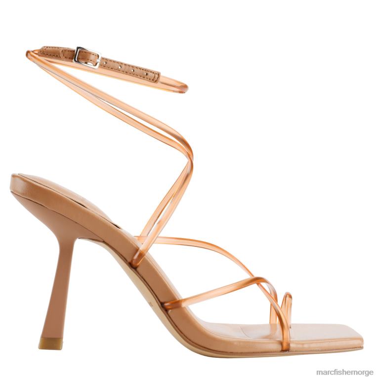 Marc Fisher Norge - dariana sandal med ankelhæl kvinner brunt skinn Marc Fisher D0BZ0402