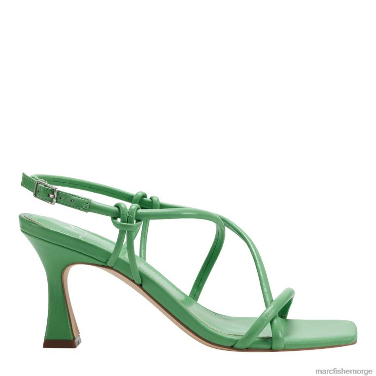 Marc Fisher Norge - dayne slingback sandal med hæl kvinner grønt skinn Marc Fisher D0BZ0381