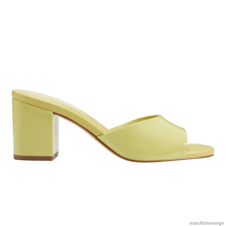 Marc Fisher Norge - fynn blokkhæl sandal kvinner gul Marc Fisher D0BZ0475