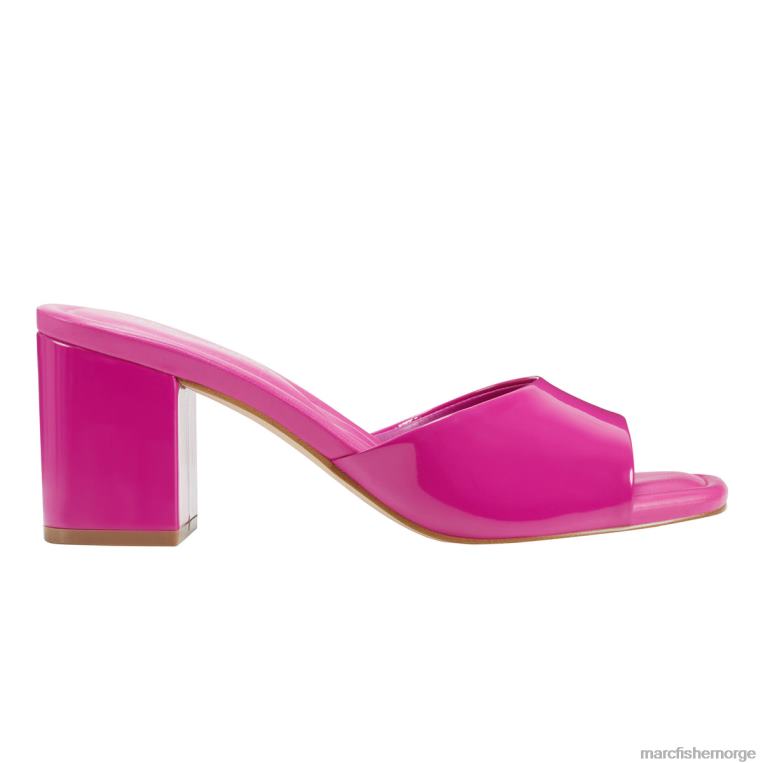 Marc Fisher Norge - fynn blokkhæl sandal kvinner mørk rosa Marc Fisher D0BZ0471