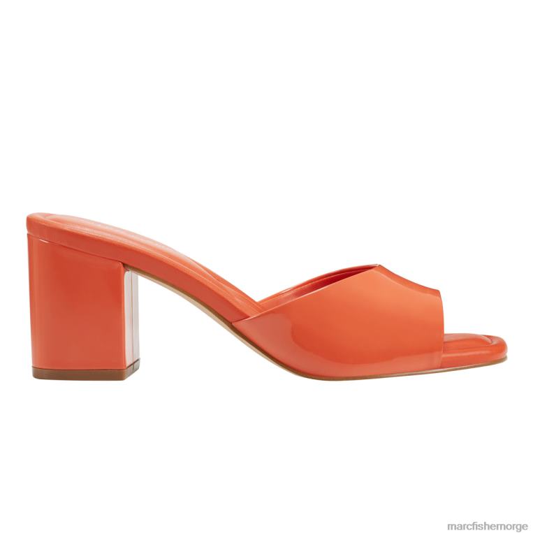 Marc Fisher Norge - fynn blokkhæl sandal kvinner oransje Marc Fisher D0BZ0479
