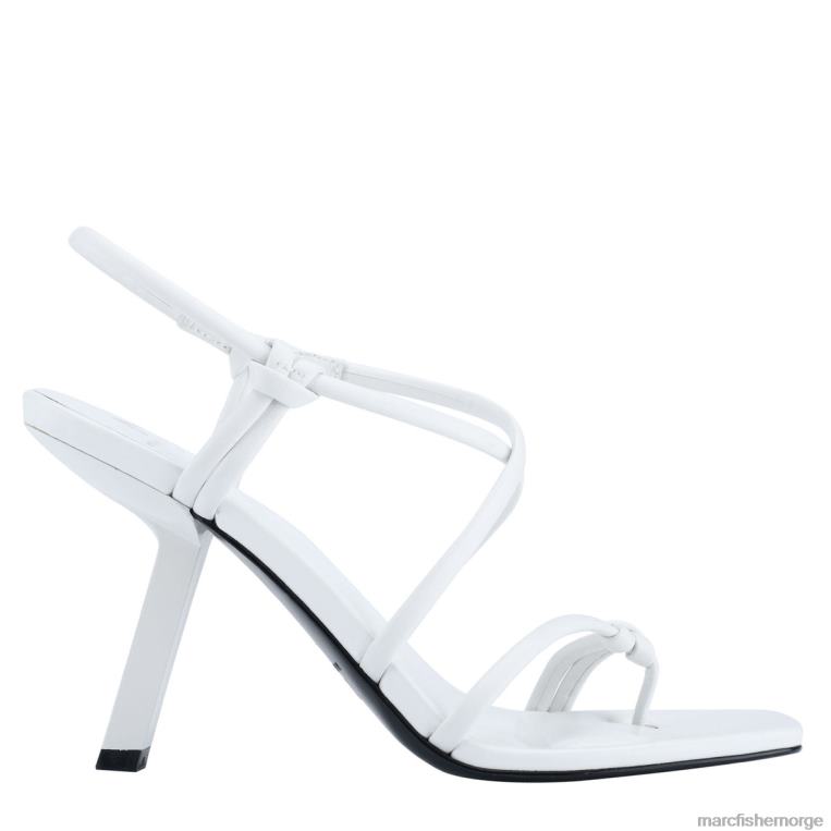 Marc Fisher Norge - sandal med gadelhæl kvinner hvitt skinn Marc Fisher D0BZ0418