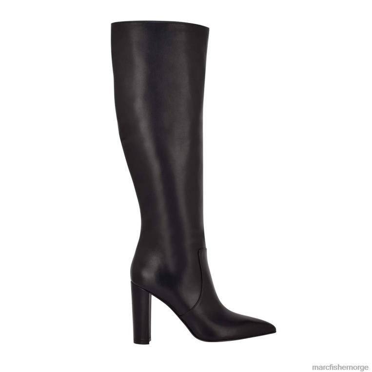 Marc Fisher Booties - giancarlo støvel med hæl kvinner svart skinn Marc Fisher D0BZ0159