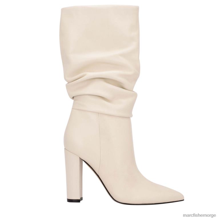 Marc Fisher Booties - gomer støvel med hæl kvinner elegant krem ​​skinn Marc Fisher D0BZ0183