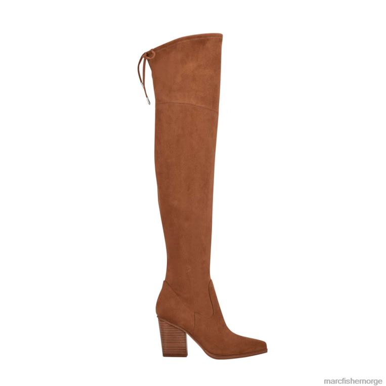 Marc Fisher Booties - okun over knestøvelen kvinner medium naturlig semsket skinn Marc Fisher D0BZ0155